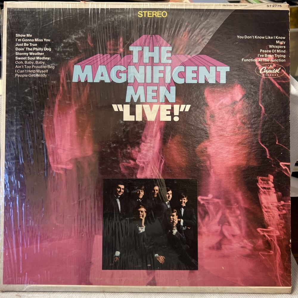The Magnificent Men "Live!" LP Vinyl 1967 Jazz Rock VG++ ULTRASONIC CLEAN!